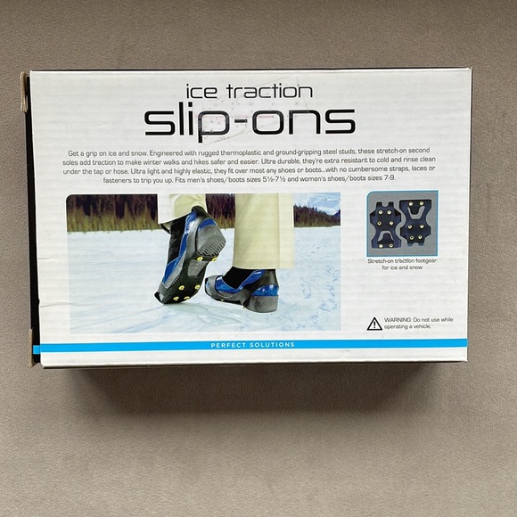 Ice traction slip-ons size medium (unisex) - Picture 4 of 6